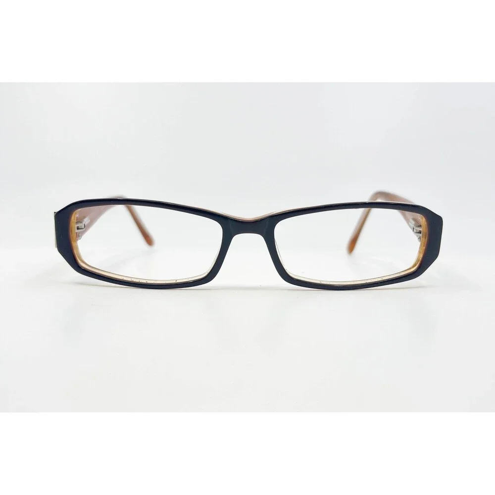 Jill Stuart Eyeglasses Women Black Brown JS 270-3 Rectangular 53-16-135